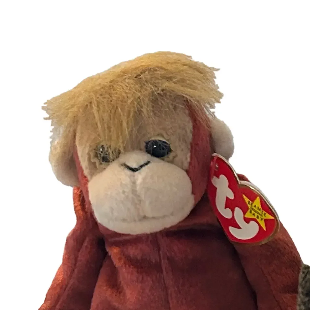 Beanie Babies Orangutan Schweetheart TY Rare 1st Edition Collectible Tag Errors